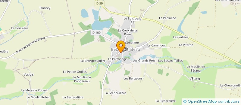 localisation de l'entreprise SI SCOLAIRE DE VERNEUIL SUR INDRE SAINT SENOCH BETZ LE CHATEAU à BETZ-LE-CHATEAU