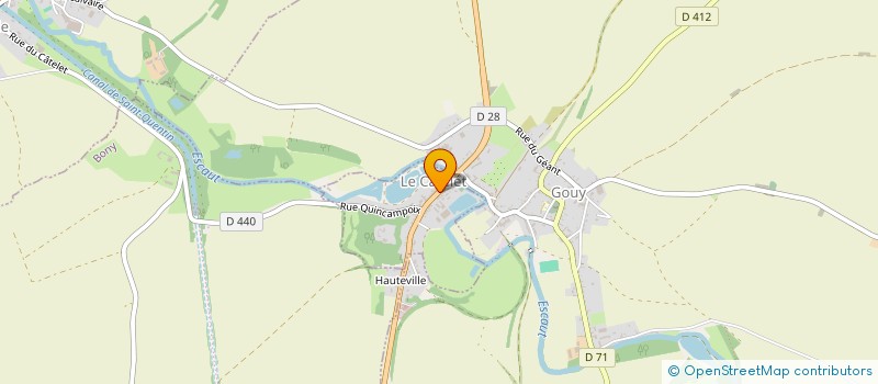 localisation de l'entreprise SI SCOLAIRE DU HAUT ESCAUT  LE CATELET