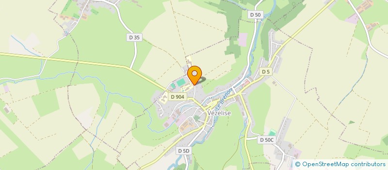 localisation de l'entreprise SI SCOLAIRE DU SAINTOIS  VEZELISE