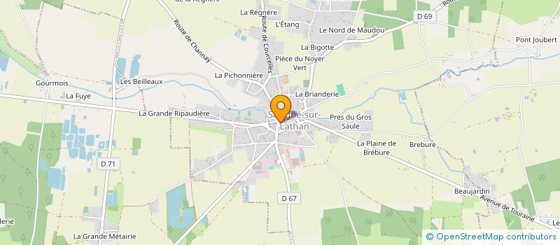 localisation de l'entreprise SI SCOLAIRE REGROUPEMENT PEDAGOGIQUE GIZEUX - AVRILLE-LES-PONCEAUX - CONTINVOIR - HOMMES à AVRILLE-LES-PONCEAUX
