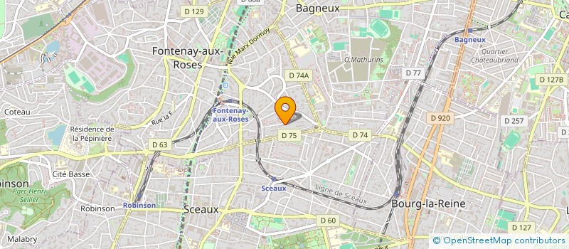 localisation de l'entreprise SI-SE-JO DRIVER à FONTENAY-AUX-ROSES