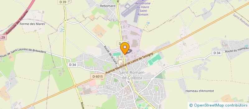localisation de l'entreprise SI SERVICES à SAINT-ROMAIN-DE-COLBOSC