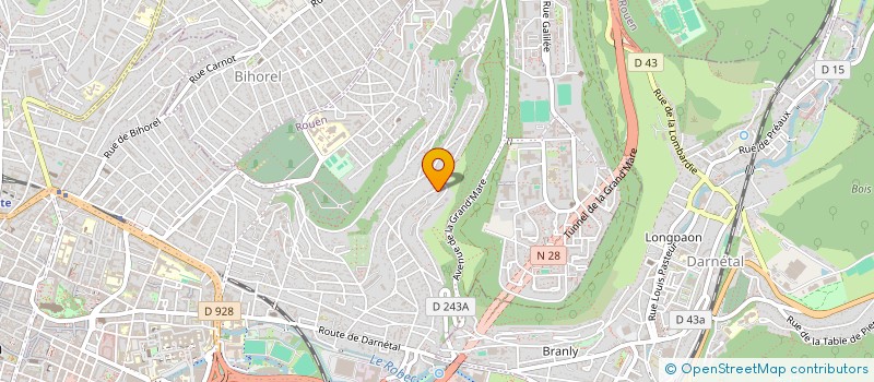 localisation de l'entreprise SI-SERVICES  ROUEN