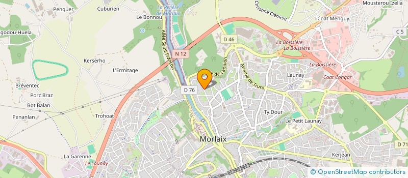 localisation de l'entreprise SI SI ! C'EST POSSIBLE !  MORLAIX