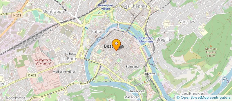 localisation de l'entreprise SI T'ES D'OR à BESANCON