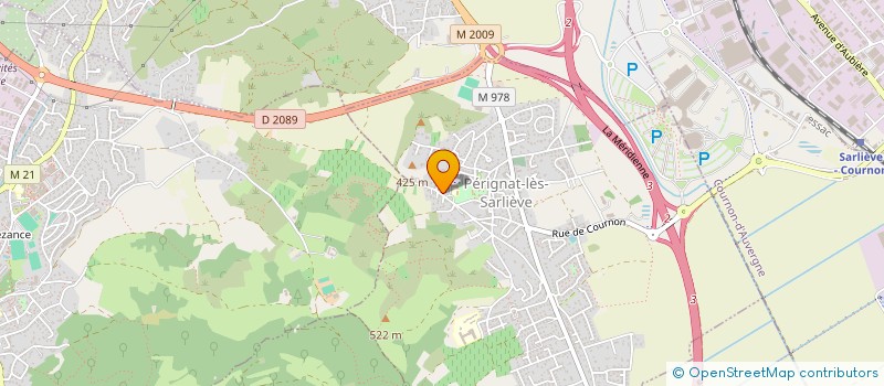 localisation de l'entreprise SI T'ES JEUNE  PERIGNAT-LES-SARLIEVE