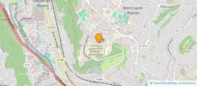 localisation de l'entreprise SI-TECH FRANCE à ROUEN