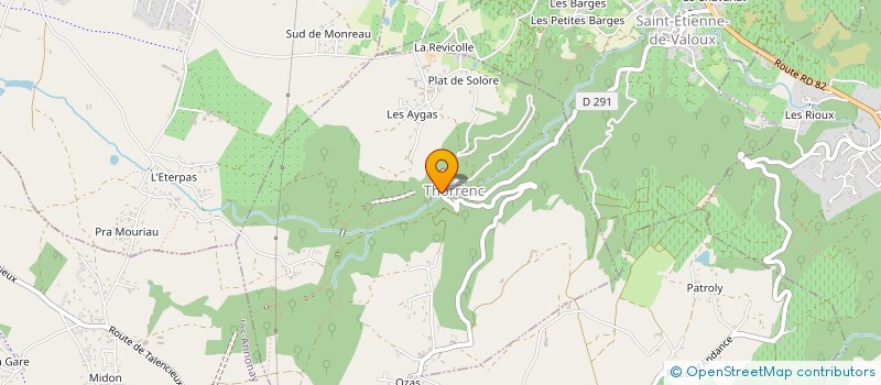 localisation de l'entreprise SI TOUS LES ENFANTS DU MONDE......  THORRENC