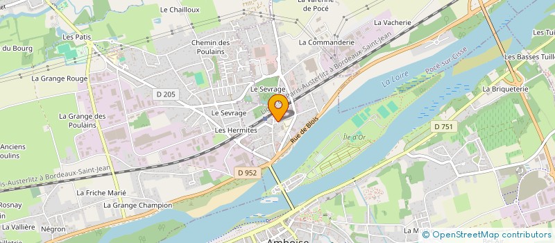 localisation de l'entreprise SI TRANSPORT SCOLAIRE DES DEUX VALLEES à AMBOISE