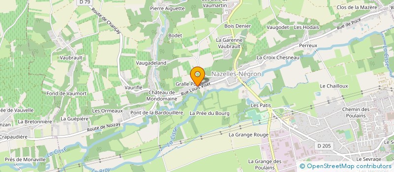 localisation de l'entreprise SI TRANSPORT SCOLAIRE NOIZAY NAZELLES... à NAZELLES-NEGRON