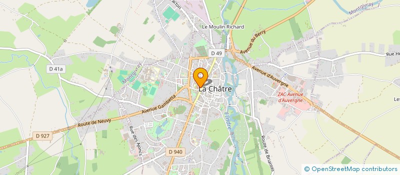 localisation de l'entreprise SI TRANSPORT SCOLAIRE SECTEUR LA CHATRE à LA CHATRE