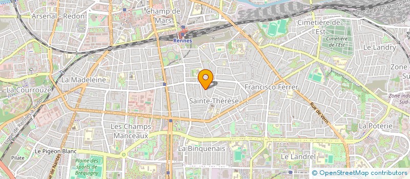 localisation de l'entreprise SI TU T'IMAGINES  RENNES