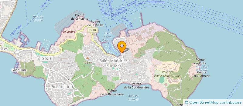 localisation de l'entreprise SI VAROIS D'AIDE AUX ACHATS DIVERS  SAINT-MANDRIER-SUR-MER