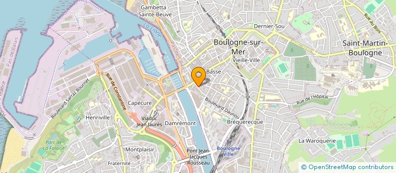 localisation de l'entreprise SI VIS PACEM PARA PACEM  BOULOGNE-SUR-MER