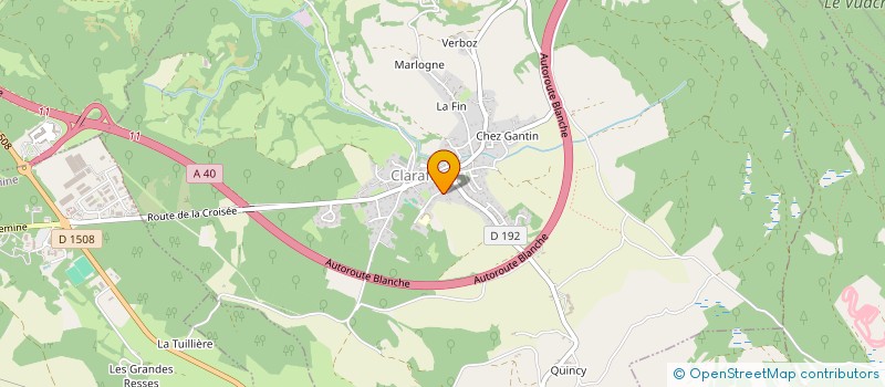 localisation de l'entreprise SI VOCAT SCOLAIRE CHESSENAZ CLARAFOND à CLARAFOND-ARCINE