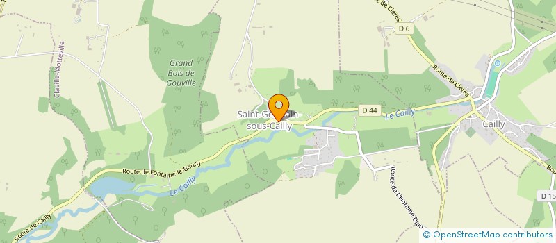 localisation de l'entreprise SI VOCAT SCOLAIRE SPORTIVE HAUT CAILLY  SAINT-GERMAIN-SOUS-CAILLY