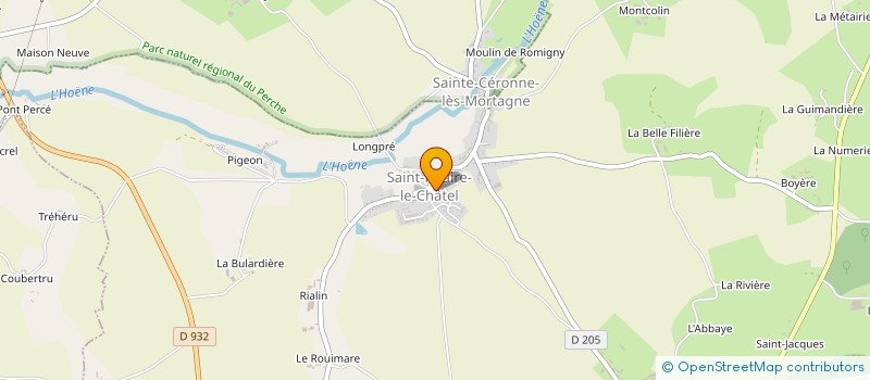 localisation de l'entreprise SI VOCATIO SCOLAIRE ST HILAIRE LE CHATEL à SAINT-HILAIRE-LE-CHATEL