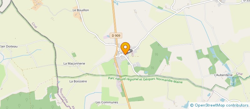 localisation de l'entreprise SI VOCATION SCOLAIRE D'ECOUVES SUD à CIRAL