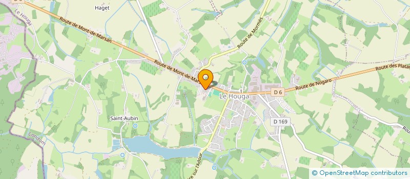 localisation de l'entreprise SI VOUS POUVIEZ DANSER  LE HOUGA