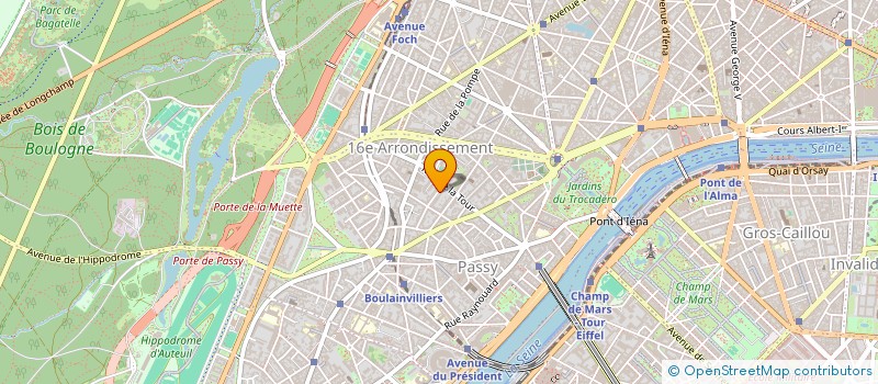 localisation de l'entreprise SI2  PARIS