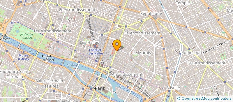 localisation de l'entreprise SI2 INFORMATIQUE  PARIS