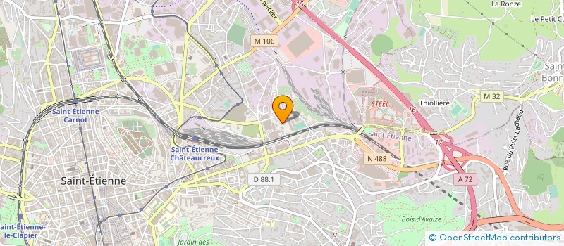 localisation de l'entreprise SI2F à SAINT-ETIENNE