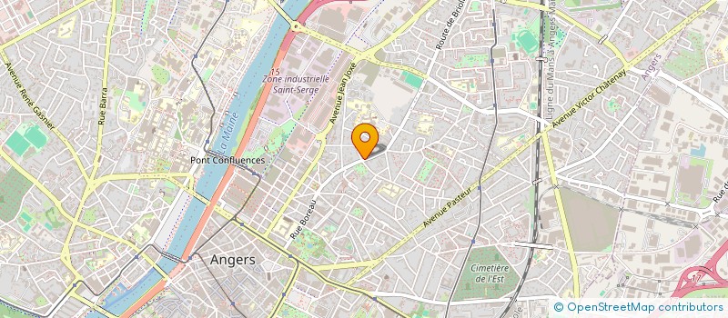 localisation de l'entreprise SI2M à ANGERS