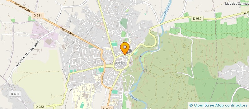localisation de l'entreprise SI3D à UZES
