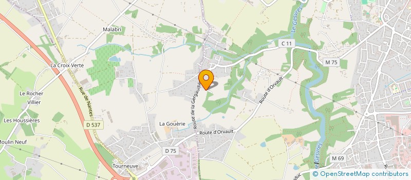 localisation de l'entreprise SI3D INGENIERIE à LA CHAPELLE-SUR-ERDRE
