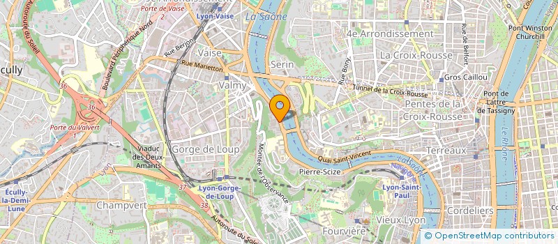 localisation de l'entreprise SI3P  LYON