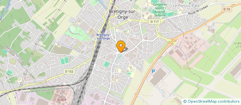 localisation de l'entreprise SIA ASSOCIATES  BRETIGNY-SUR-ORGE