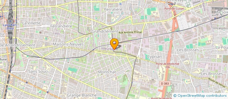 localisation de l'entreprise SIA BAT  VILLEURBANNE