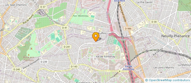 localisation de l'entreprise SIA CONSULTING  FONTENAY-SOUS-BOIS