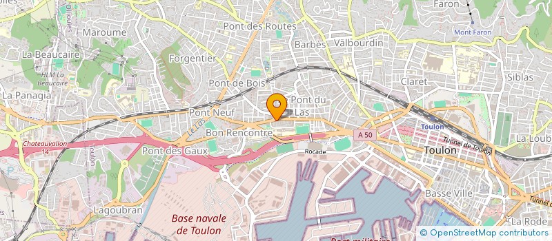 localisation de l'entreprise SIA EDEN  TOULON