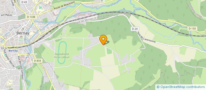 localisation de l'entreprise SIA INTERNATIONALE à BERNAY