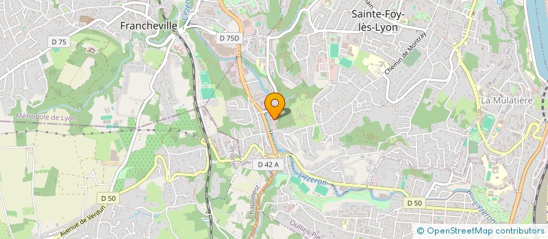 localisation de l'entreprise SIA RENOVATION à SAINTE-FOY-LES-LYON