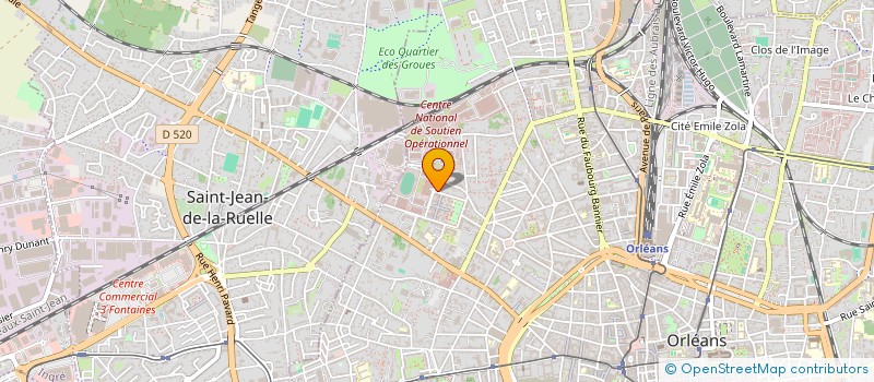 localisation de l'entreprise SIAB à ORLEANS