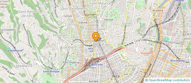 localisation de l'entreprise SIABAS INGENIERIE COORDINATION à NICE