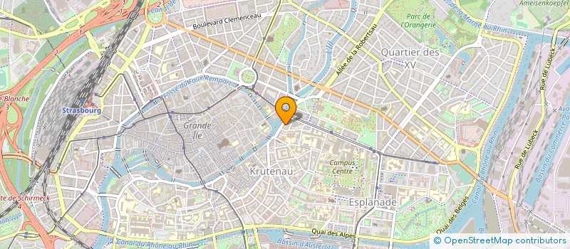 localisation de l'entreprise SIABE à STRASBOURG
