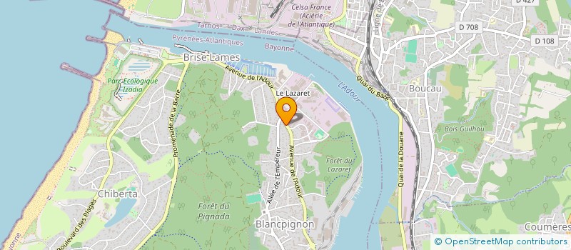 localisation de l'entreprise SIABRA  FENOUILLET