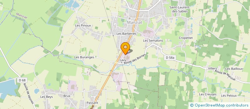 localisation de l'entreprise SIAC-DESY à MANZIAT