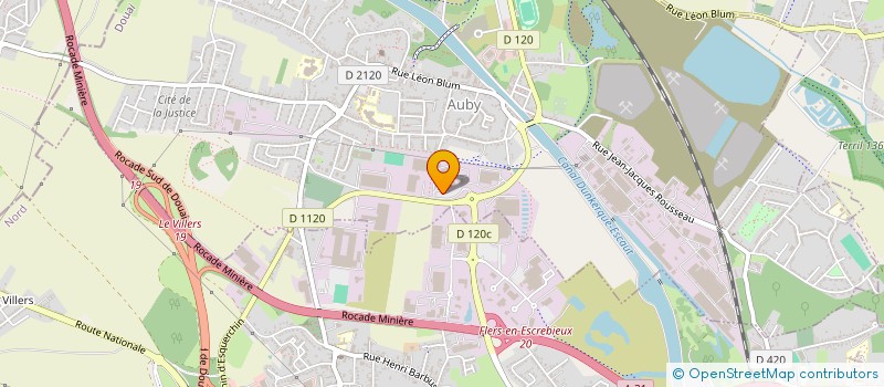 localisation de l'entreprise SIAC FRANCE SA à AUBY