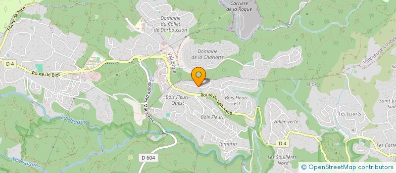 localisation de l'entreprise SIADC  BIOT