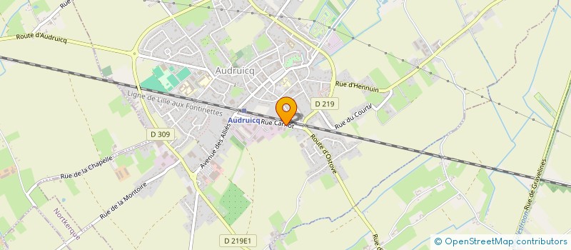 localisation de l'entreprise SIADEP DE LA REGION D'AUDRUICQ à AUDRUICQ