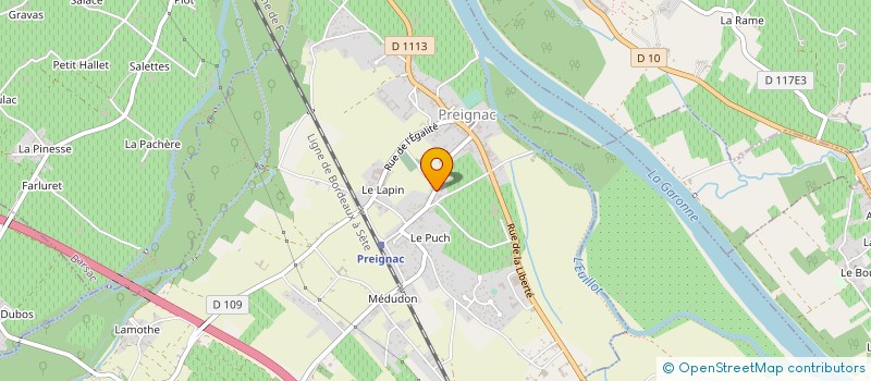 localisation de l'entreprise SIAEP BARSAC PREIGNAC TOULENNE à PREIGNAC