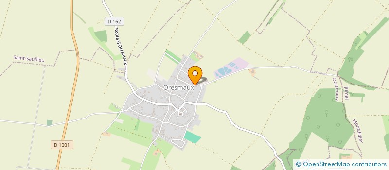 localisation de l'entreprise SIAEP D'ORESMAUX  ORESMAUX
