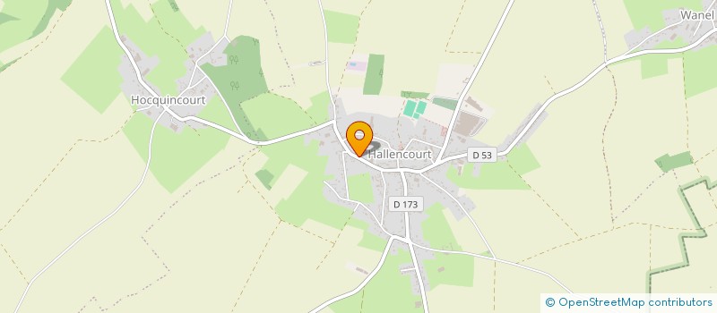 localisation de l'entreprise SIAEP DE LA REGION D'HALLENCOURT à HALLENCOURT