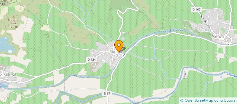localisation de l'entreprise SIAEP DE LA REGION DE L'ORBIEU à FABREZAN