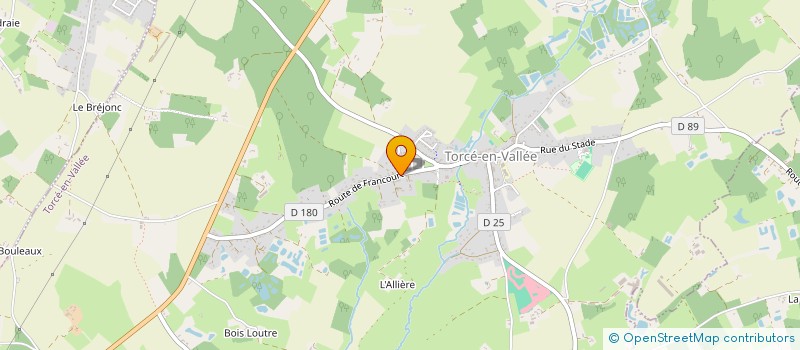 localisation de l'entreprise SIAEP DE LA REGION DE VIVE PARENCE  TORCE-EN-VALLEE