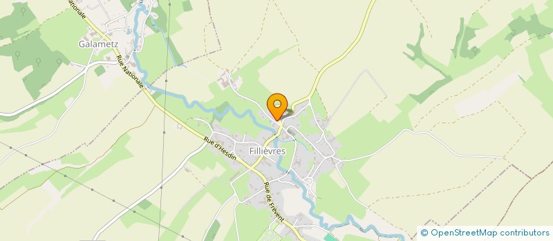 localisation de l'entreprise SIAEP DE LA VALLEE DE LA CANCHE à FILLIEVRES